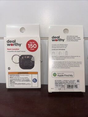 Black Item Locator - Works with Apple Find My BUNDLE SET OF 2